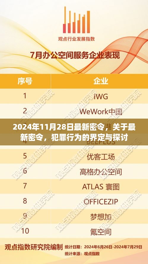 最新密令下的犯罪行为界定与探讨（2024年11月28日版）