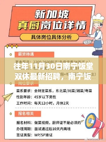 南宁饭堂双休最新招聘攻略，教你如何成功应聘指南