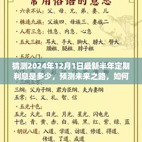 揭秘未来之路，预测与猜测2024年12月1日最新半年定期利息趋势