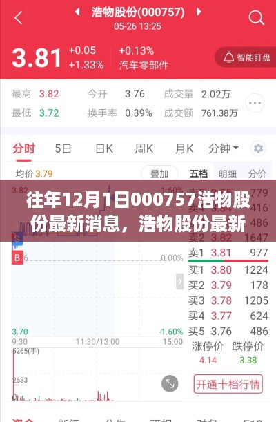 揭秘浩物股份的历史性瞬间，最新动态与往年12月1日的秘密消息