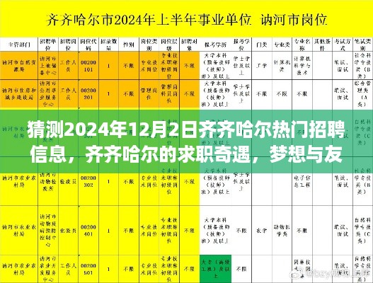 齐齐哈尔求职奇遇记，梦想、友情与未来招聘的温暖碰撞（2024年12月2日版）