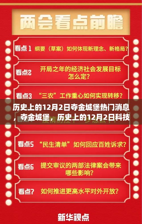 历史上的12月2日科技巨献，夺金城堡开启全新智能未来体验日