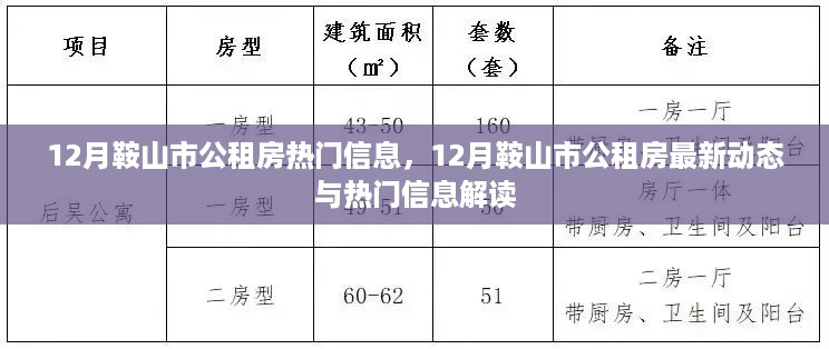 鞍山市公租房最新动态与热门解读，十二月更新资讯汇总