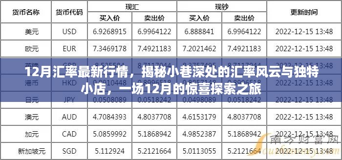 揭秘汇率风云，十二月汇率行情与小巷独特小店探索之旅