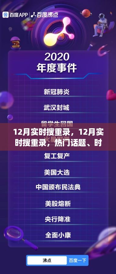 12月实时搜重录，热门话题、时尚潮流与年终大盘点