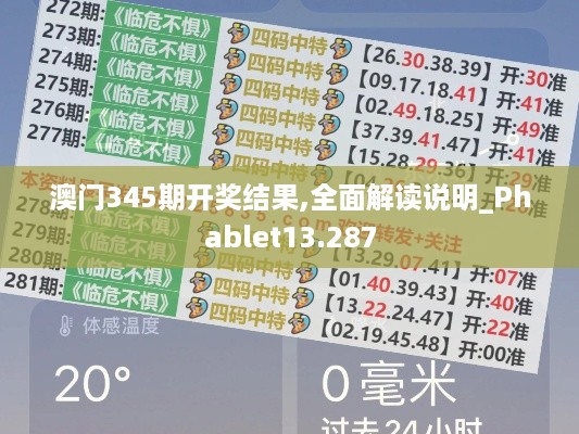 澳门345期开奖结果,全面解读说明_Phablet13.287