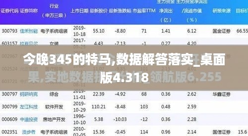 今晚345的特马,数据解答落实_桌面版4.318