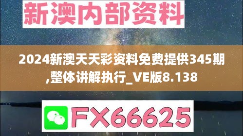 2024新澳天天彩资料免费提供345期,整体讲解执行_VE版8.138