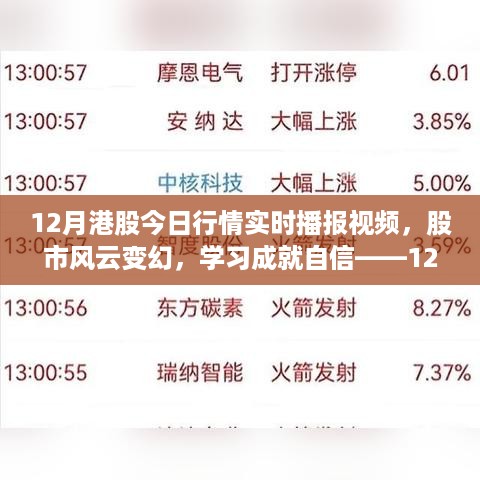 股市风云变幻，学习成就自信——12月港股行情实时播报视频鼓舞人心