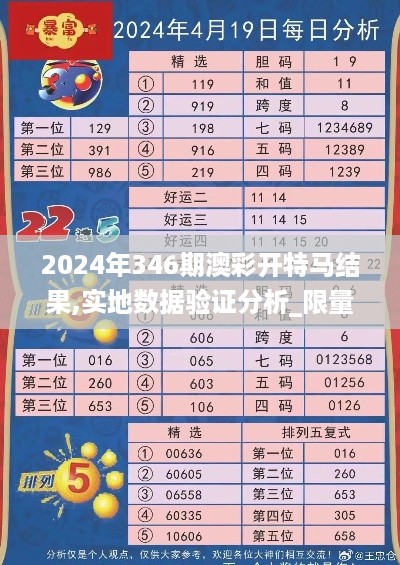 2024年346期澳彩开特马结果,实地数据验证分析_限量款10.384