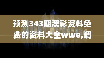 预测343期澳彩资料免费的资料大全wwe,调整方案执行细节_桌面款10.973