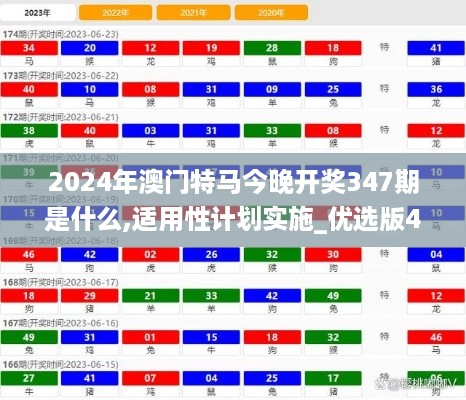 2024年澳门特马今晚开奖347期是什么,适用性计划实施_优选版4.809