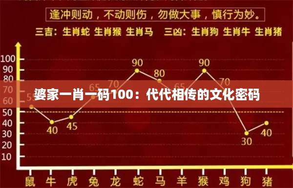 婆家一肖一码100：代代相传的文化密码