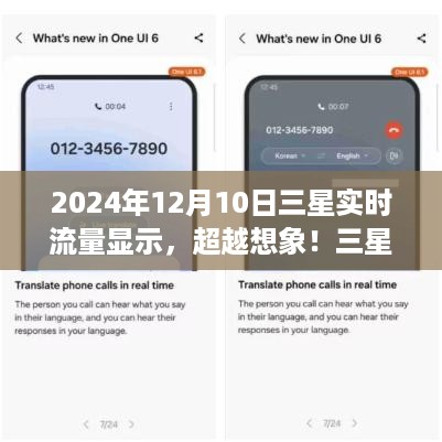 三星实时流量显示技术，超越想象，开启智能生活新纪元新篇章！
