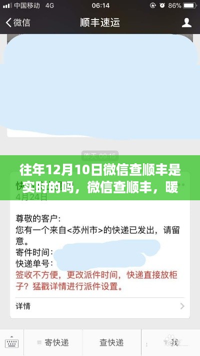 微信查顺丰实时追踪，暖心速递背后的故事揭秘