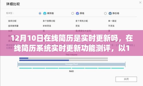 以观察点12月10日为例，探究在线简历系统的实时更新功能测评