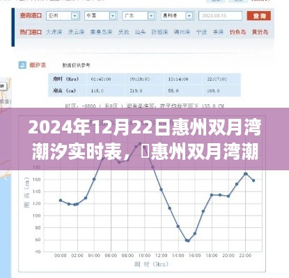 惠州双月湾潮汐探秘，2024年12月22日潮汐实时表全解析