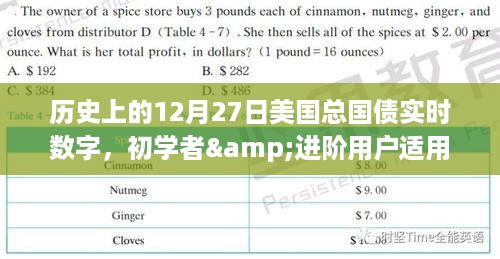 12月27日美国总国债实时数字详解，如何获取历史数据，适用于初学者与进阶用户