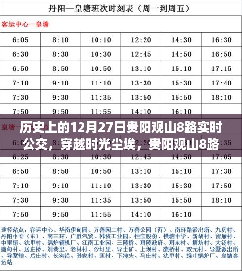 贵阳观山8路公交历史上的12月27日之旅