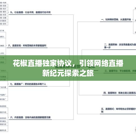 花椒直播独家协议，引领网络直播新纪元探索之旅