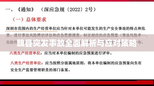 魏县突发事故全面解析与应对策略