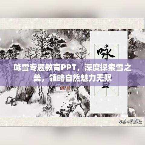 咏雪专题教育PPT，深度探索雪之美，领略自然魅力无限