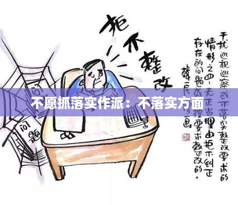 不愿抓落实作派：不落实方面 