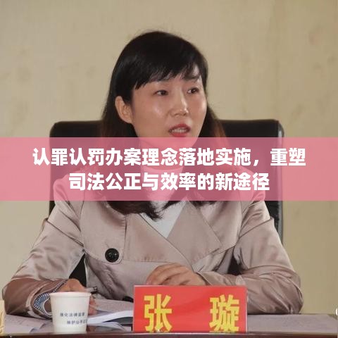 认罪认罚办案理念落地实施，重塑司法公正与效率的新途径