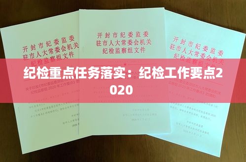 纪检重点任务落实：纪检工作要点2020 