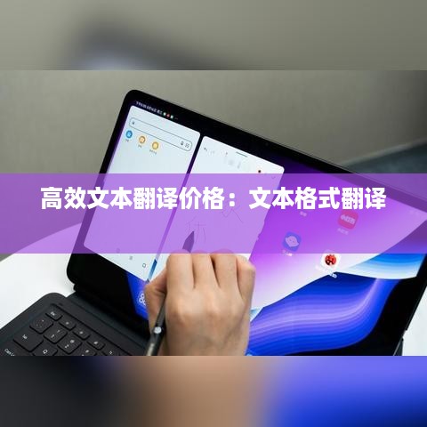 高效文本翻译价格：文本格式翻译 