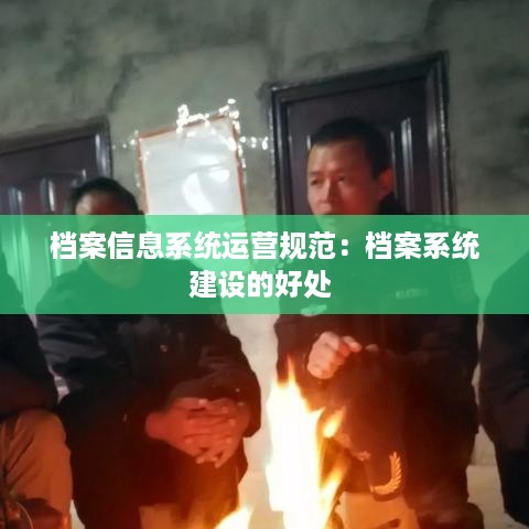 档案信息系统运营规范：档案系统建设的好处 