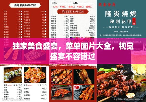 独家美食盛宴，菜单图片大全，视觉盛宴不容错过