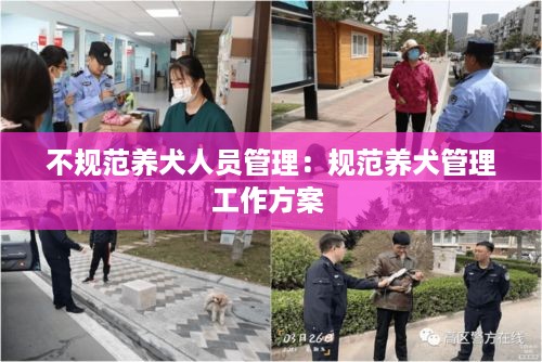 不规范养犬人员管理：规范养犬管理工作方案 