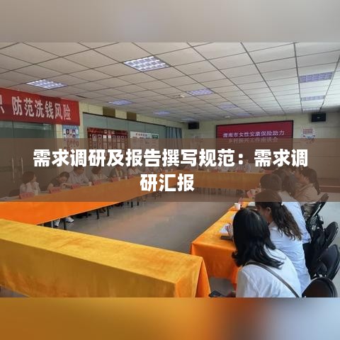 需求调研及报告撰写规范：需求调研汇报 