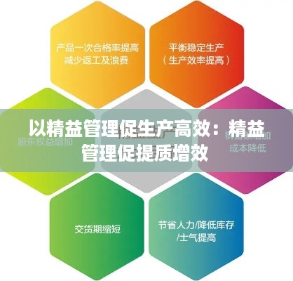 以精益管理促生产高效：精益管理促提质增效 