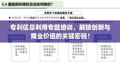 专利信息利用专题培训，解锁创新与商业价值的关键密码！