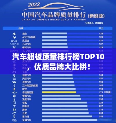 汽车翘板质量排行榜TOP10，优质品牌大比拼！