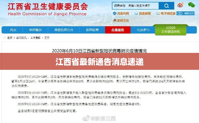 江西省最新通告消息速递