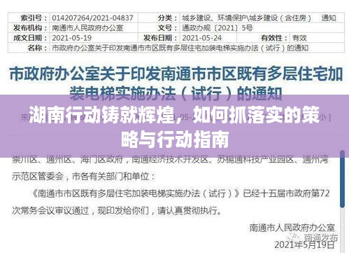湖南行动铸就辉煌，如何抓落实的策略与行动指南