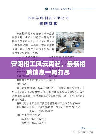 安阳招工风云再起，最新招聘信息一网打尽